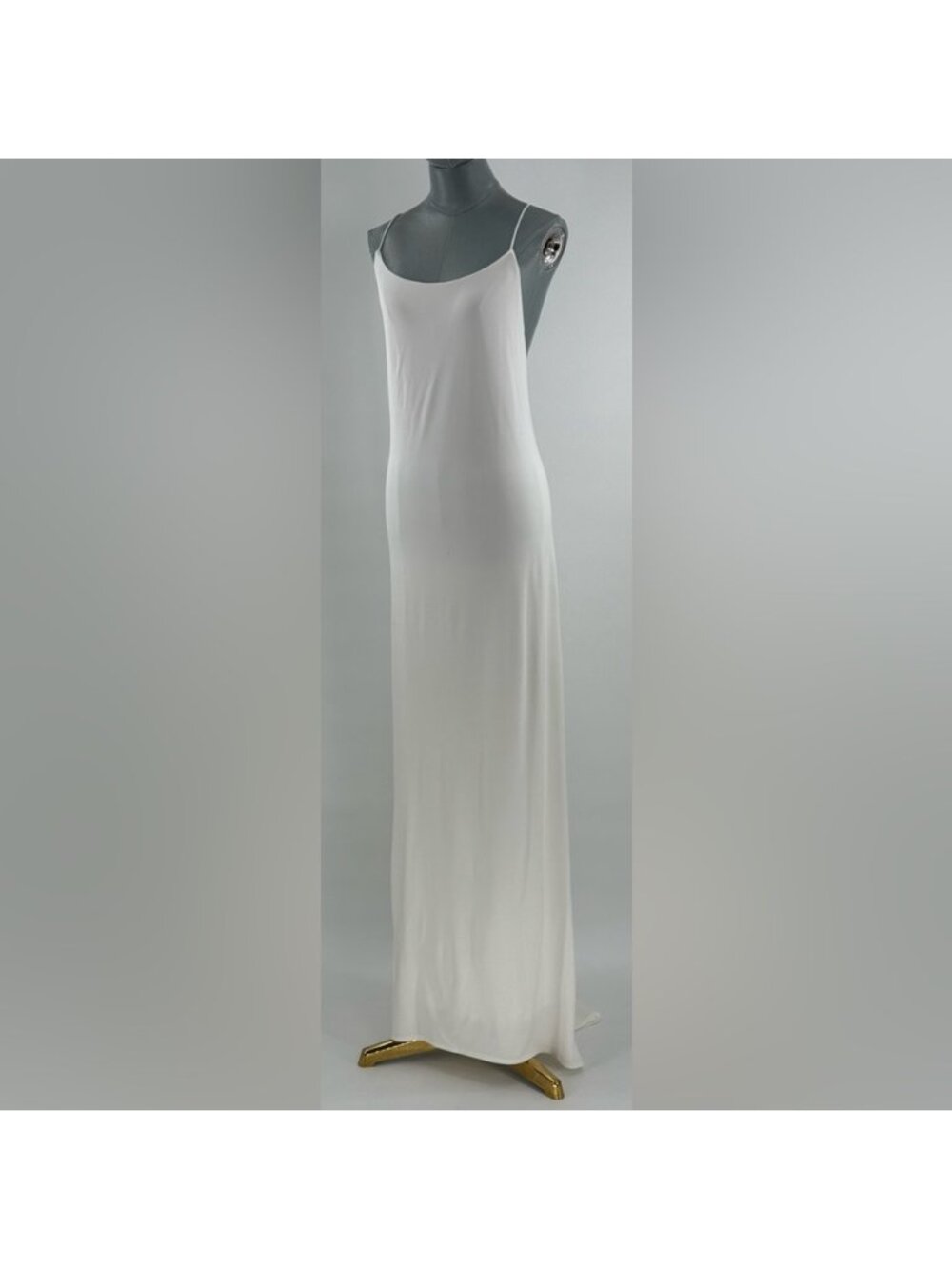 🆕 RAT & BOA 🧿 NWOT Amora Back Draped Jersey Dress, White - Sz XS - Picture 2 of 14